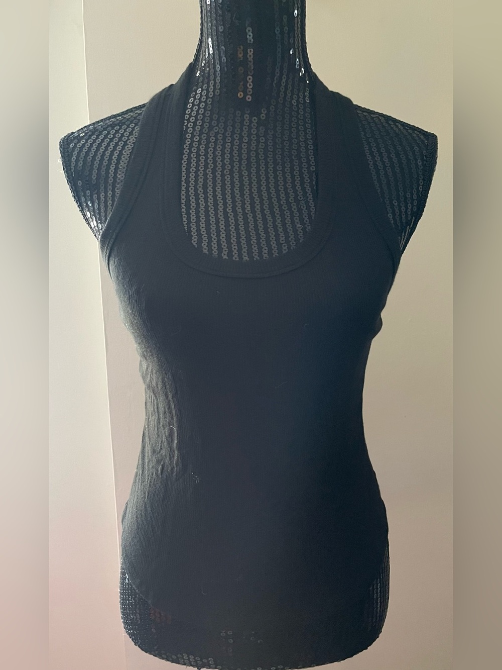 PST Black Racerback Tank Top Size Large
